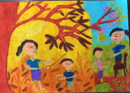 ART 2ND PLACE 7-11YRS Danithu Jayasinghe, Nugegoda