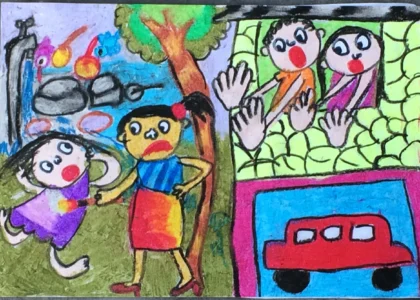 ART JOINT 3RD PLACE 7-11YRS Resandi Watakatiya, Gampaha